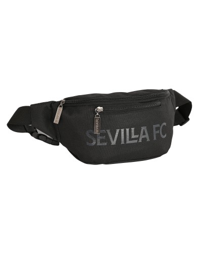 Belt Pouch Sevilla Fútbol Club Teen Black Sporting 23 x 12 x 9 cm
