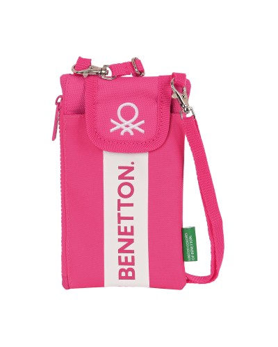 Handväska Benetton Raspberry Mobilfodral Fuchsia