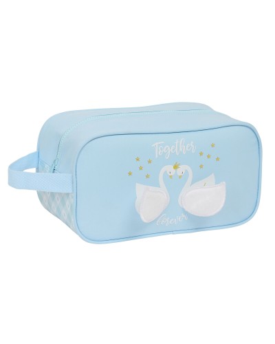 Kotelo matkatohveleille Glow Lab Cisnes Vaaleansininen 29 x 15 x 14 cm