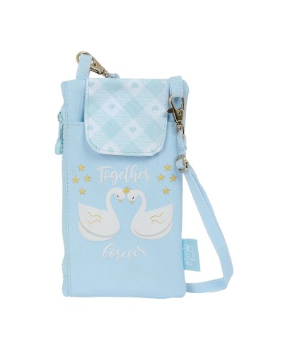 Portemonnee Glow Lab Cisnes Zak voor mobiel Blauw