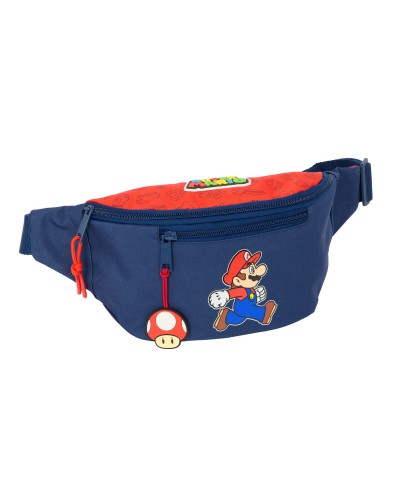 Marsupio Super Mario Trick Rosso Blu scuro 23 x 12 x 9 cm