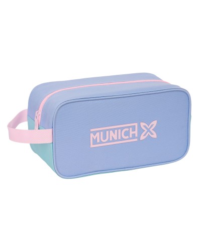 Range-Chaussures de Voyage Munich Mellow Bleu Rose Celeste 29 x 15 x 14 cm