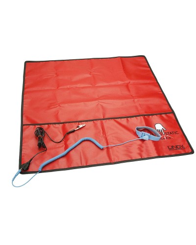 Tapis Moderne Rouge LINDY 43080 - Salon Chambre Antidérapant 80x150 cm
