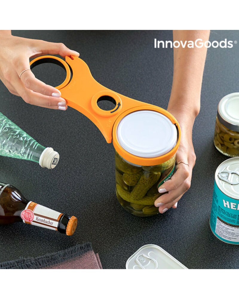 5-in-1 Multi-Purpose Jar Opener InnovaGoods