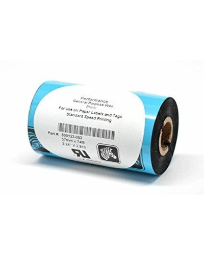 Ruban de Transfert Thermique Cire Zebra 2300 - 110mm x 74m - 12 Unités
