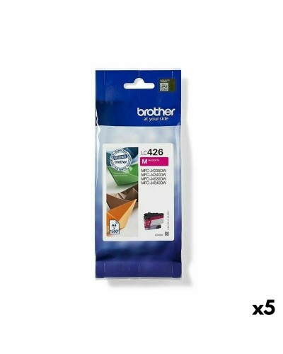 Brother LC426 Magenta - Cartucho de Tinta Original (5 Unidades)
