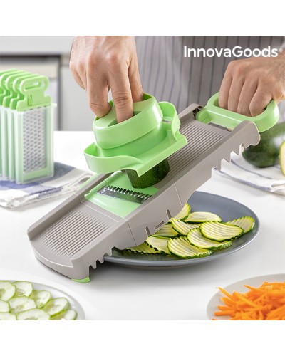 InnovaGoods Choppie 6-in-1 Multifunktionsreibe: Schneiden, Reiben, Julienne
