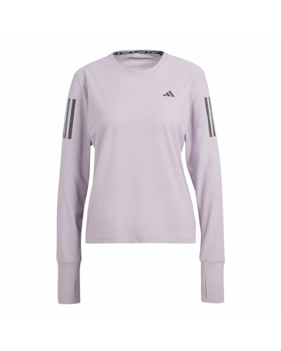 Tee-shirt Manches Longues Femme Adidas Own the Run Violet