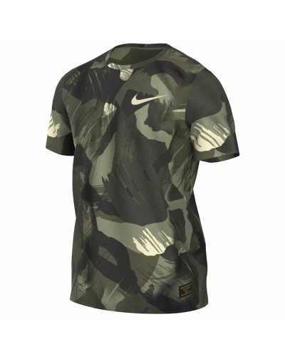 Heren-T-Shirt met Korte Mouwen Nike Dri-FIT Groen M