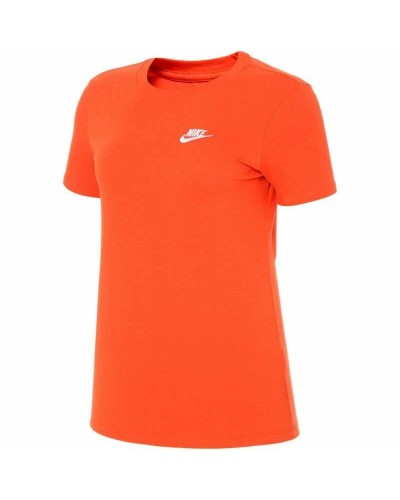Camiseta de Manga Corta Mujer Nike Sportswear Naranja (M)