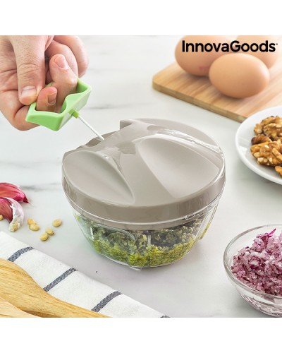 Mini-Zerkleinerer manuell mit Zugseil Spinop - InnovaGoods
