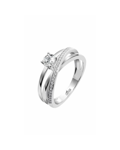 Ladies' Ring Lotus LP3732-3/118 Silver 18