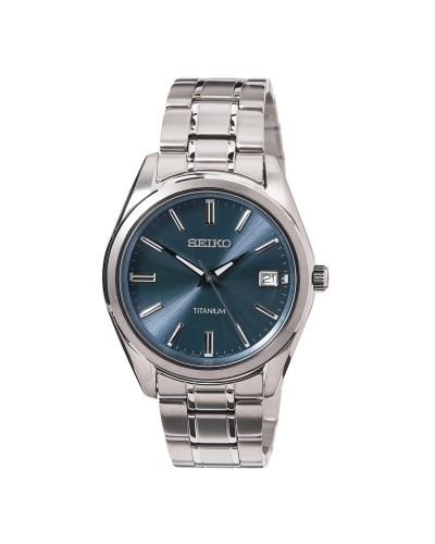 Miesten rannekellot Seiko SUR371P1 Hopeinen (Ø 40 mm)