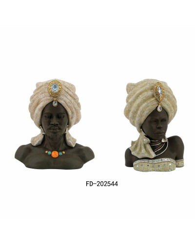 Decorative Statue DKD Home Decor (2 Units), Refurbished, Elegant Accent for Interiors
