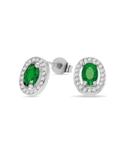 Pendientes Mujer LIU JO LJ2298 Plateado Verde