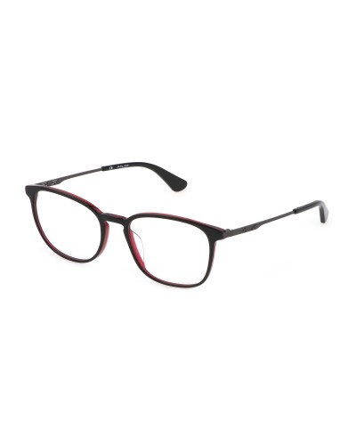 Police V1973 : Lunettes Femme Noires Rondes Ø 50mm - Style et Confort
