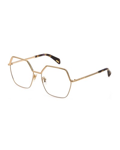 Police VK049 Lunettes Unisexe - Monture Optique Métal Argent L00M 50mm
