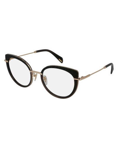 Police VPL196M Montura Gafas Mujer Marrón Carey Ø55
