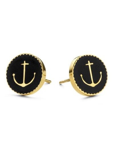 Pendientes Mujer CO88 Collection 8CE-70023 Dorado Negro