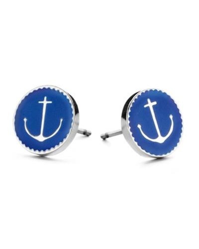 Damenohrringe CO88 Collection 8CE-70026 Blau Silberfarben