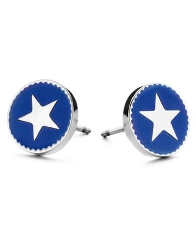 Oorbellen Dames CO88 Collection 8CE-70025 Zilverkleurig Blauw