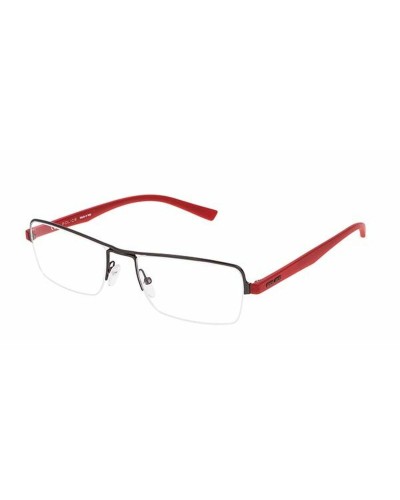 Police VPL257: Herrenbrille Grau Matt - Kaliber 52
