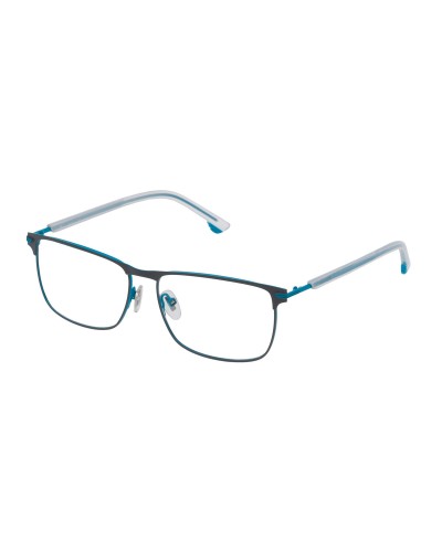 Police VPL560: Gafas de Hombre Azules 57mm - Montura de Vista Diseño
