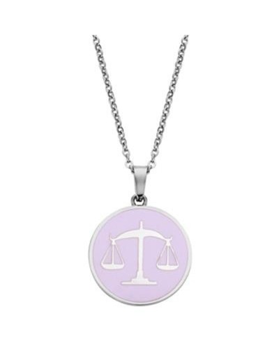 Hanger Dames CO88 Collection 8CN-26094 Zilverkleurig Roze