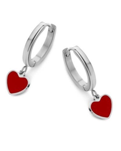 Ladies' Earrings CO88 Collection 8CE-70102 Silver Red