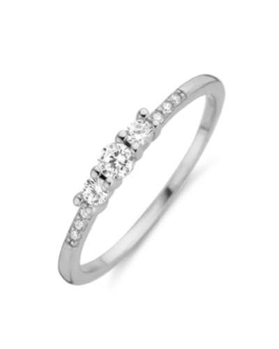 Ladies' Ring New Bling 9NB-0388-50 10 Silver