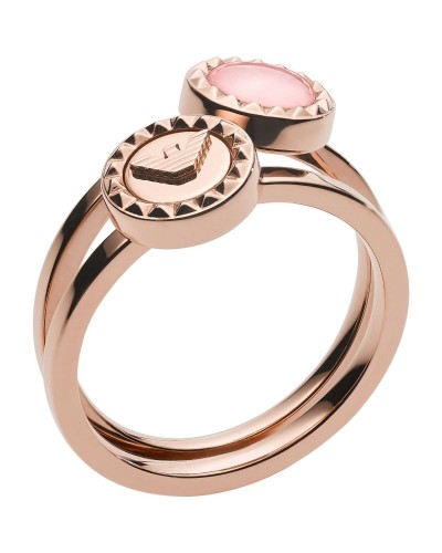 Ring Dames Emporio Armani EGS2694221505 Roze goud