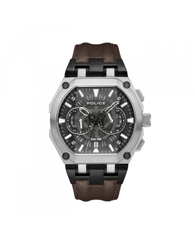 Horloge Uniseks Police PEWGF0054403 Bruin