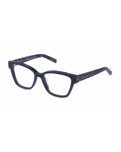 Philipp Plein VPP034S Damenbrille Ø53 - Elegantes Gestell Schwarz/Gold
