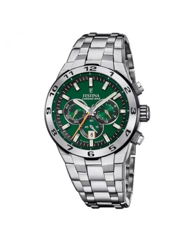 Men's Watch Festina F20670/2 Green Silver