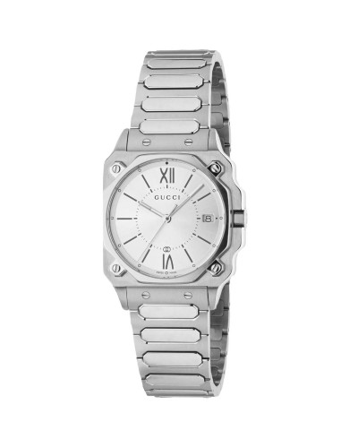 Damklocka Gucci YA166504 Silvrig