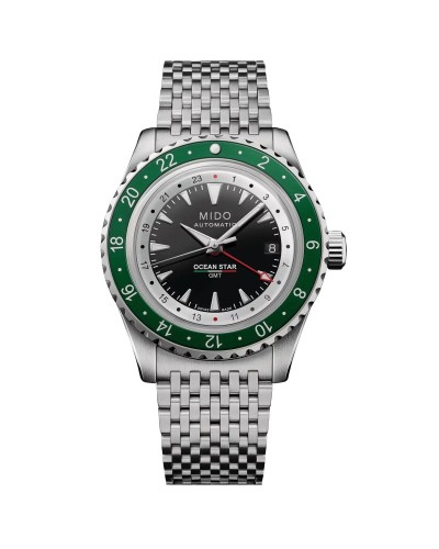 Miesten rannekellot Mido OCEAN STAR GMT LIMITED EDITION Hopeinen