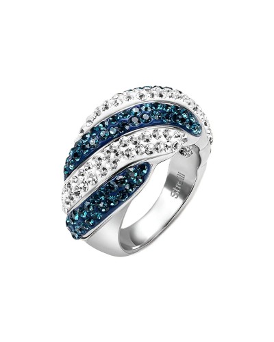 Damenring Stroili 1694736 Silberfarben Blau