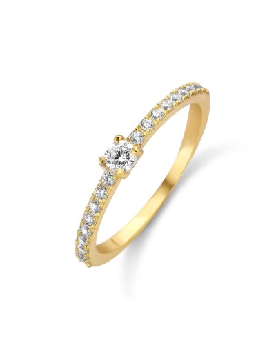 Ladies' Ring New Bling 9NB-0390-56 Golden 16