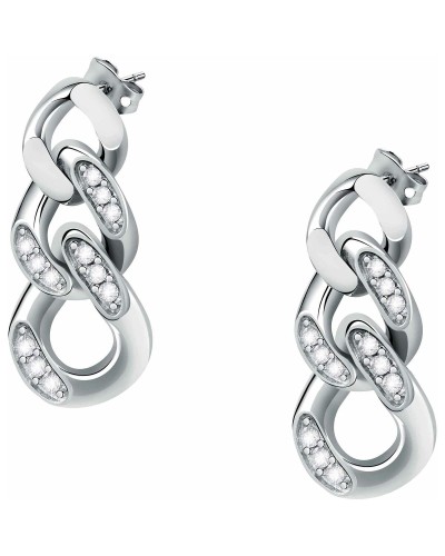 Chiara Ferragni Ohrringe Damen Edelstahl 3cm - Ikonisches Logo
