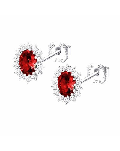 Pendientes Mujer Lotus LP3459-4/4 Plateado Rojo