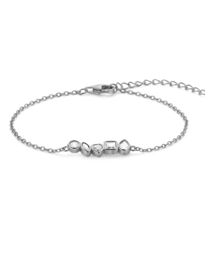 Naisten rannekorut New Bling 9NB-1571 Hopeinen