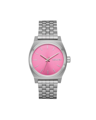 Horloge Heren Nixon Mod. MEDIUM TIME TELLER Zilverkleurig