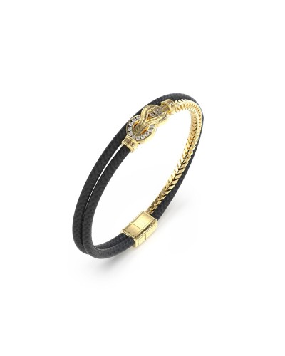 Armband Dames Guess JUMB05029JWYGBKS Zwart