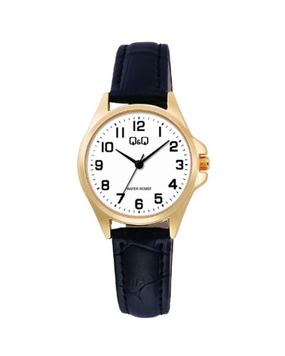 Damklocka Q&Q LADY ONLY TIME Svart (Ø 30 mm)