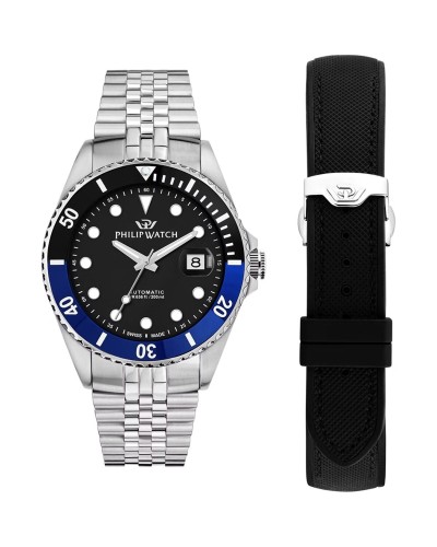 Philip Watch Heritage Orologio Uomo Cronografo Acciaio Blu R8223597037
