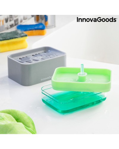2-in-1 Soap Dispenser for the Kitchen Sink Pushoap InnovaGoods