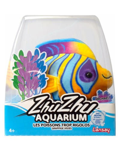 Lansay Zhu Zhu Aquarium Crystal: Pez Ángel Real Interactivo
