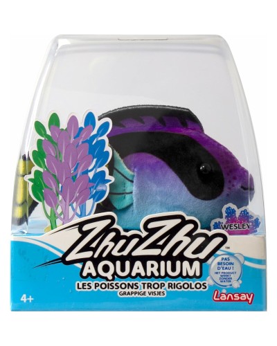 Lansay Zhu Zhu Aquarium: Pez Cirujano Merlin - Juguete Interactivo
