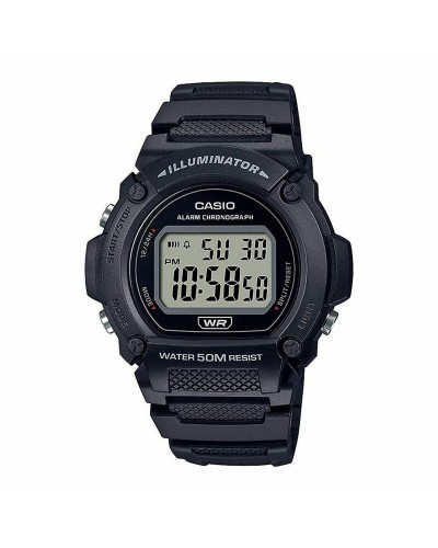 Herrenuhr Casio W-219H-1AVCF Schwarz
