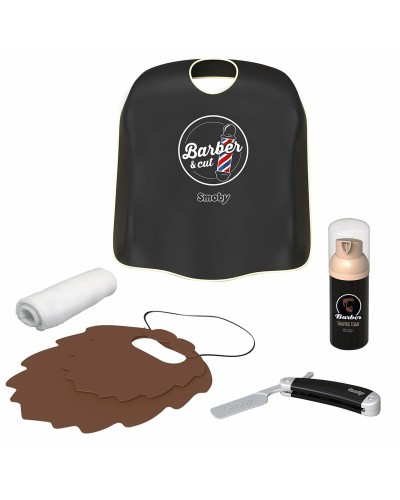 Smoby Barber & Cut: Schwarzes Friseur-Set für Kinder - Zubehör und Rollenspiel
